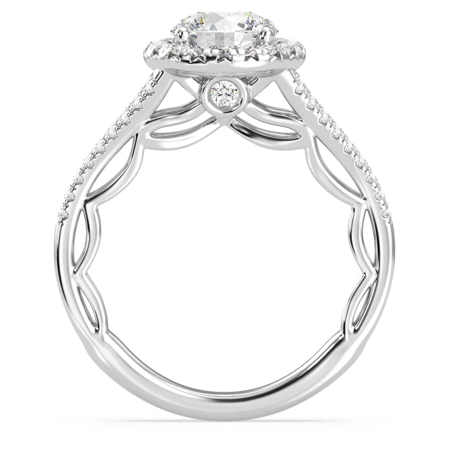 Enchanted Star Lab Grown Diamond 14K Gold Cinderella Engagement Ring Set