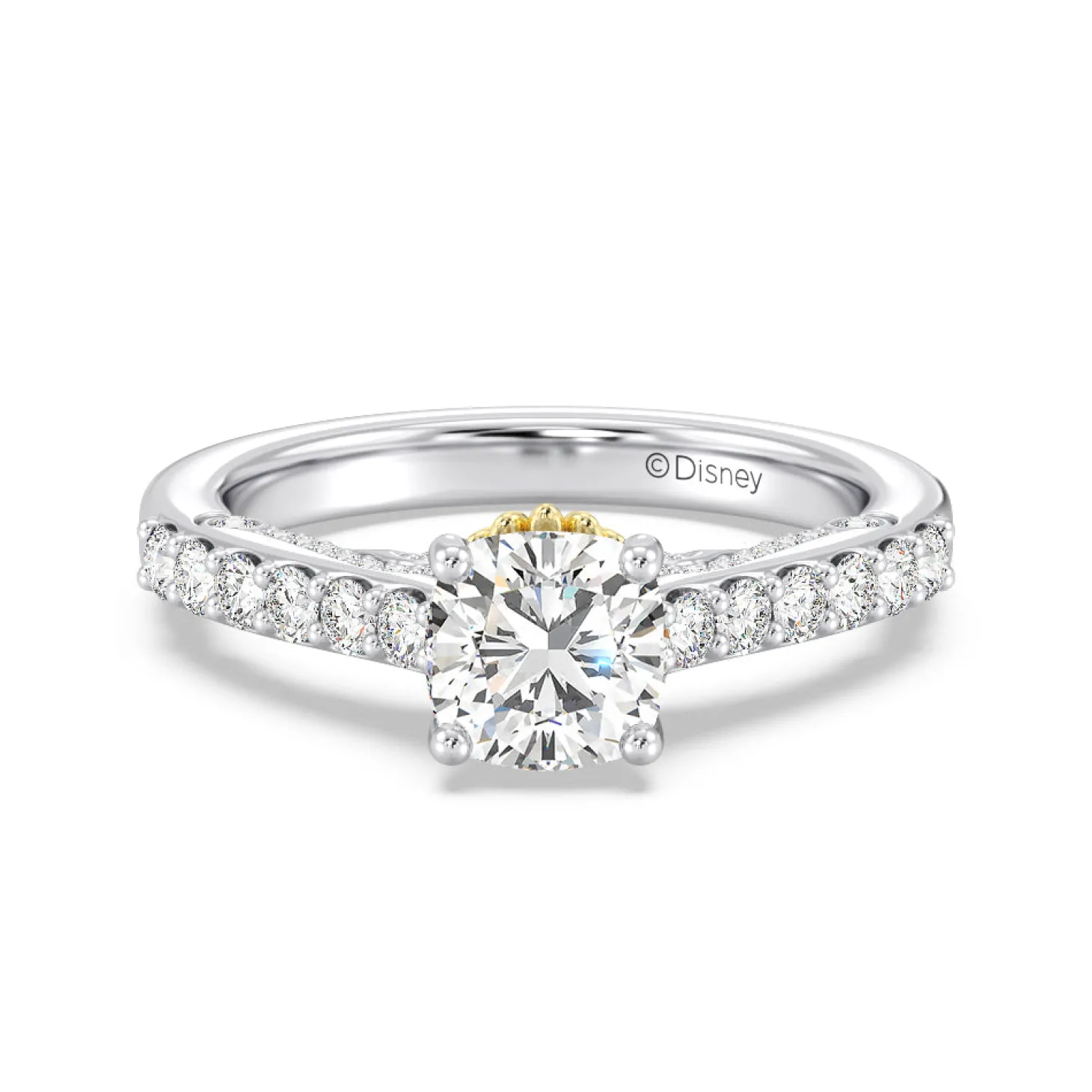 Enchanted Star Lab Grown Diamond 14K Gold Ariel Filigree Engagement Ring