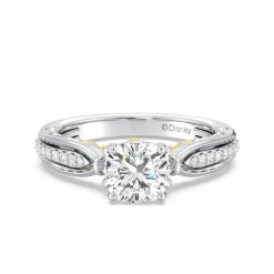 Enchanted Star Lab Grown Diamond 14K Gold Belle Rose Engagement Ring