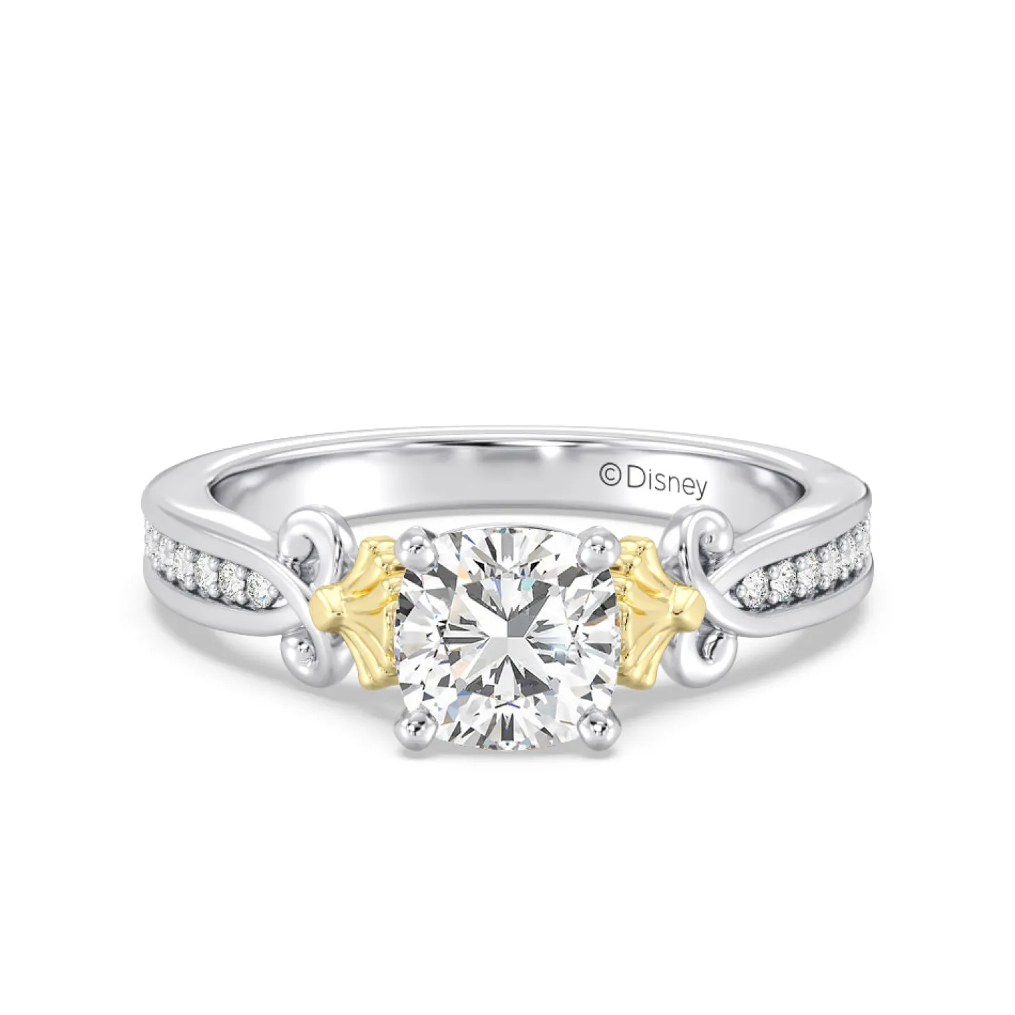Enchanted Star Lab Grown Diamond 14K Gold Ariel Mermaid Engagement Ring