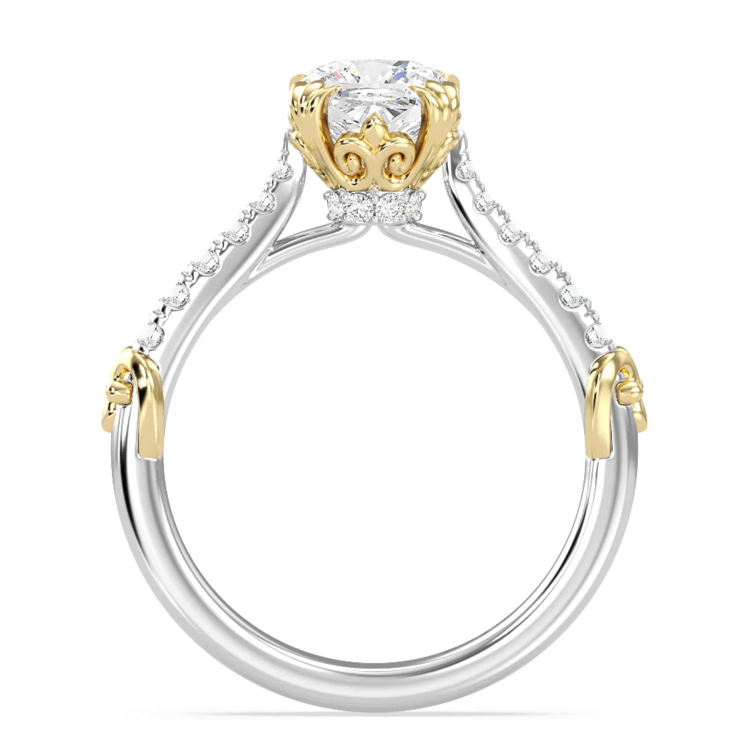 Enchanted Star Lab Grown Diamond 14K Gold Aurora Engagement Ring