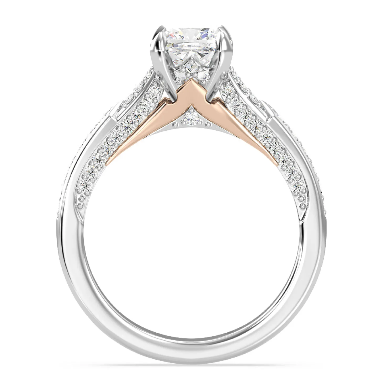 Enchanted Star Lab Grown Diamond 14K Gold Aurora Engagement Ring