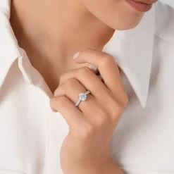 Enchanted Star Lab Grown Diamond 14K Gold Aurora Engagement Ring