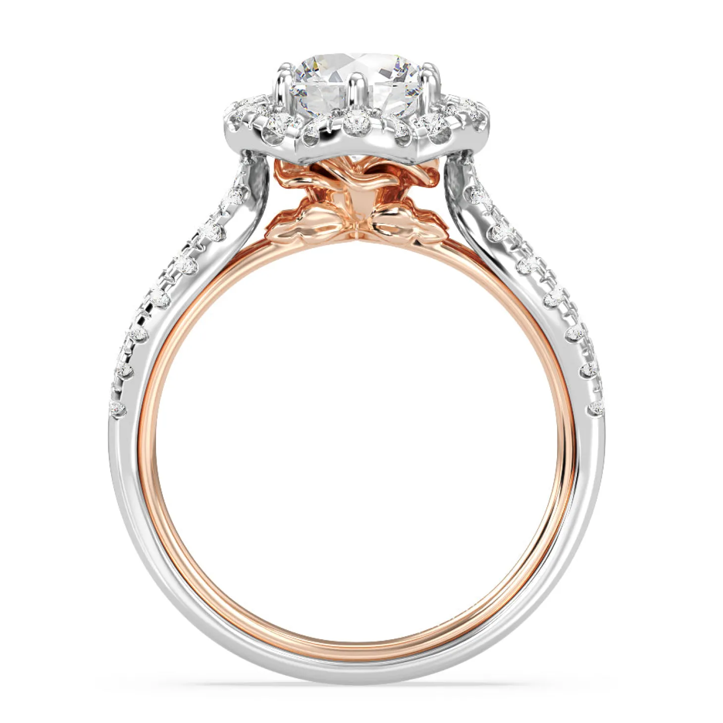 Enchanted Star Lab Grown Diamond 14K Gold Belle Engagement Ring