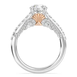 Enchanted Star Lab Grown Diamond 14K Gold Ariel Filigree Engagement Ring