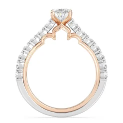 Enchanted Star Lab Grown Diamond 14K Gold Jasmine Arabesque Engagement Ring