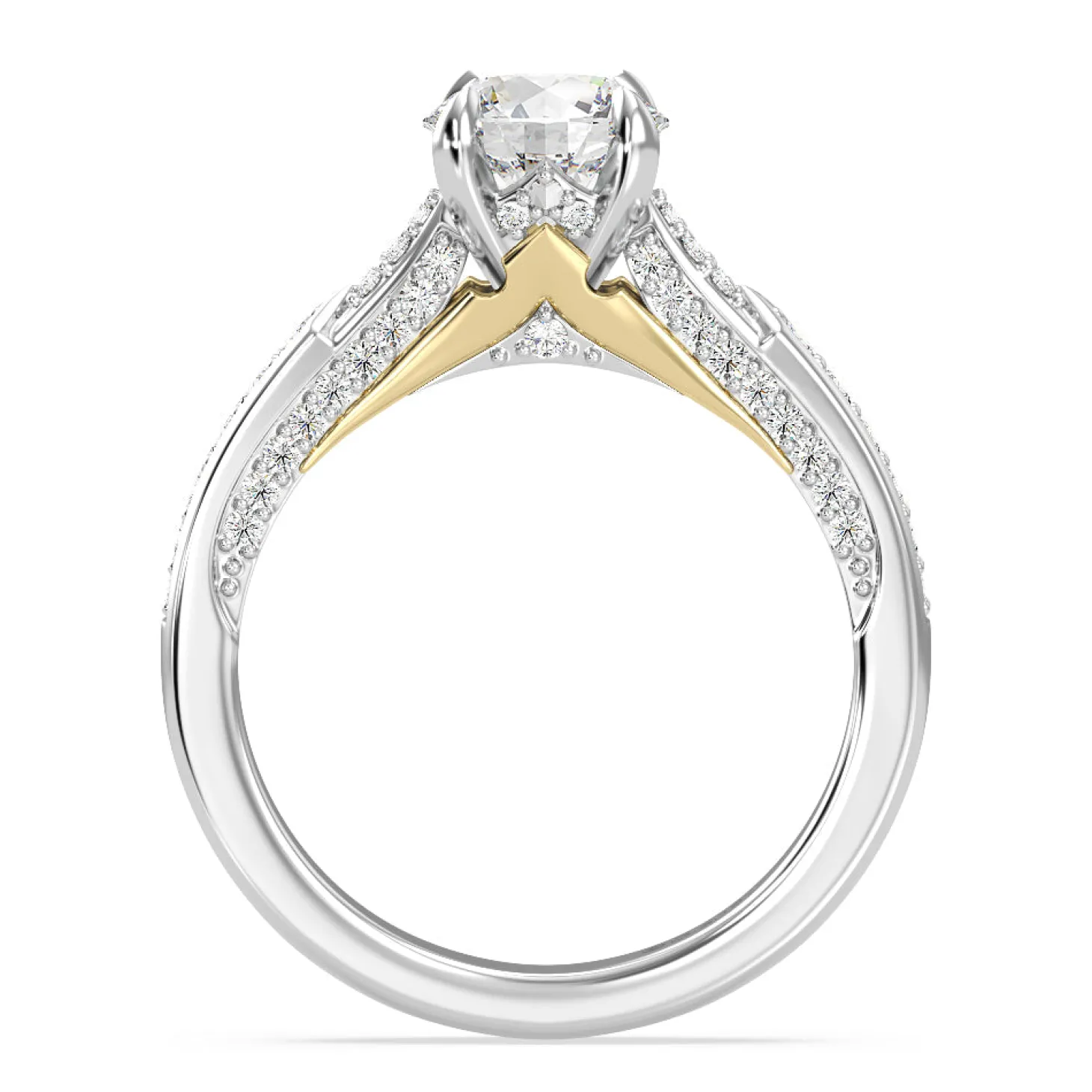 Enchanted Star Lab Grown Diamond 14K Gold Aurora Engagement Ring