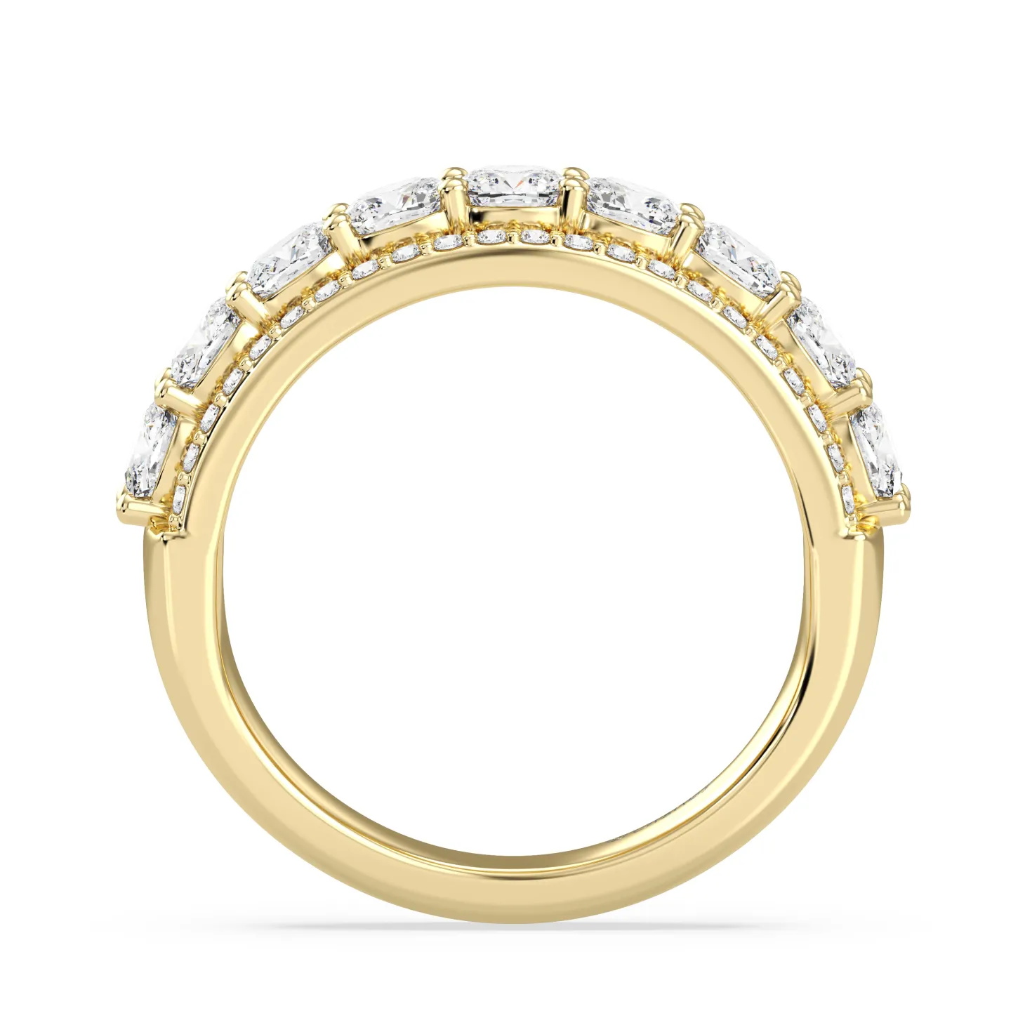 Enchanted Star Lab Grown Diamonds Cinderella Anniversary Band