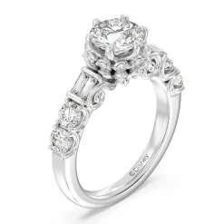 Enchanted Star Lab Grown Diamond 14K Gold Cinderella Engagement Ring