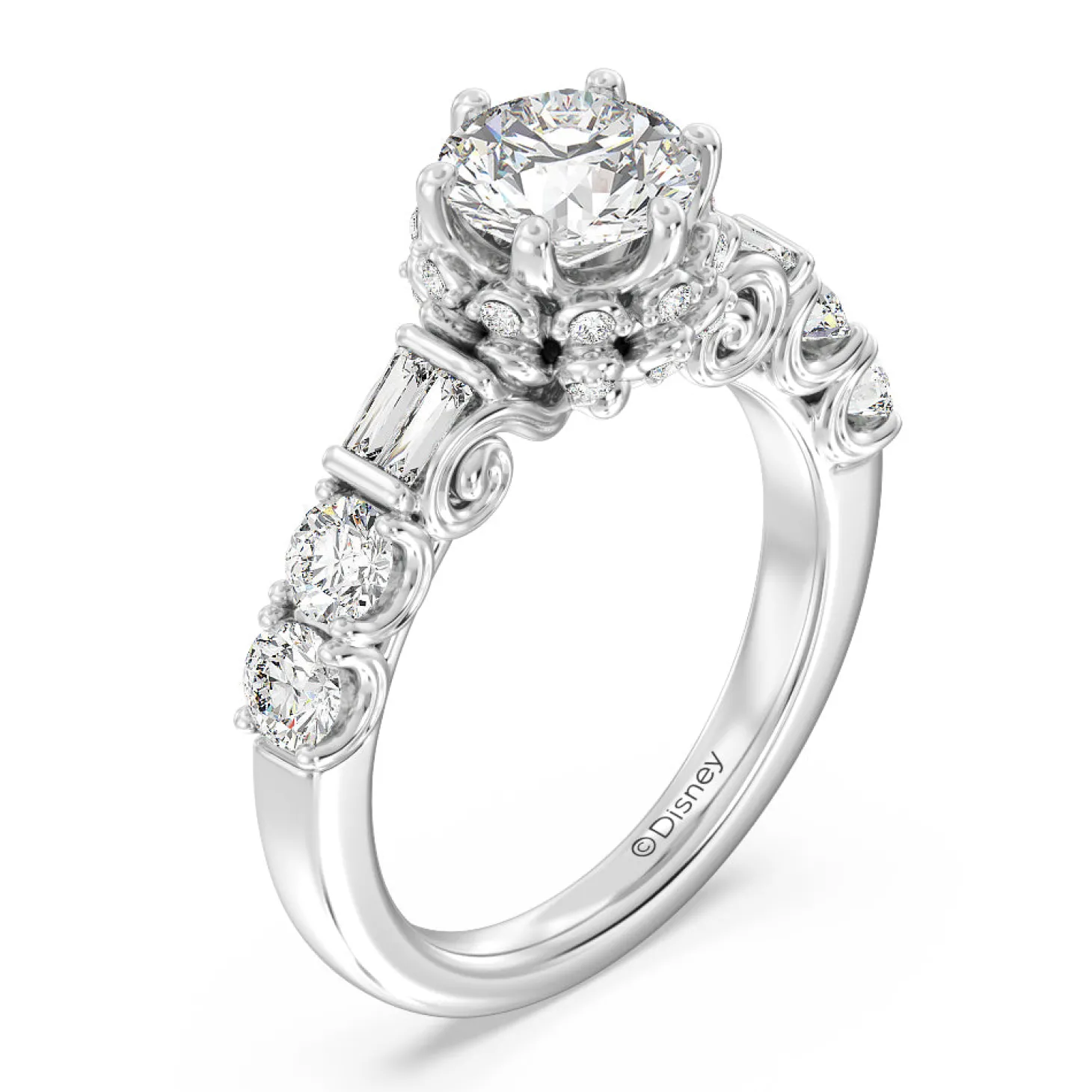 Enchanted Star Lab Grown Diamond 14K Gold Cinderella Engagement Ring