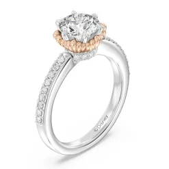 Enchanted Star Lab Grown Diamond 14K Gold Ariel Seashell Basket Engagement Ring