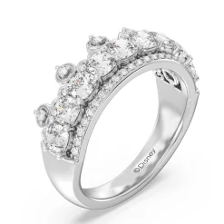 Enchanted Star Lab Grown Diamonds Cinderella Anniversary Band