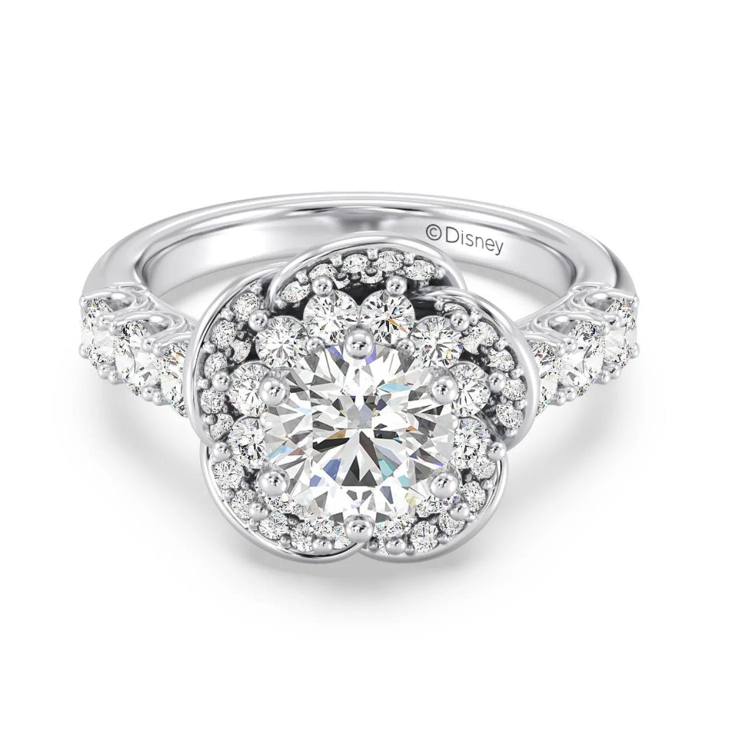 Enchanted Star Lab Grown Diamond Belle Rose Engagement Ring