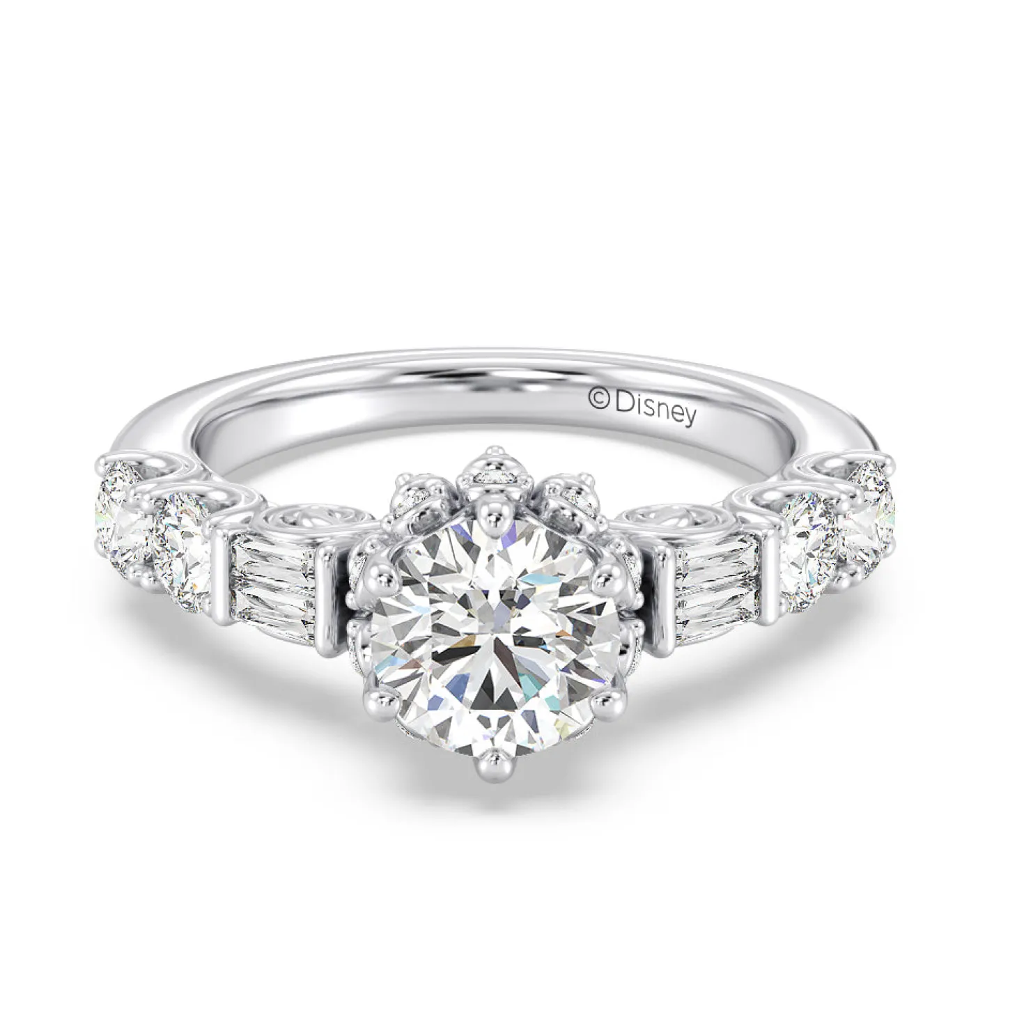 Enchanted Star Lab Grown Diamond 14K Gold Cinderella Engagement Ring