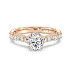 Enchanted Star Lab Grown Diamond 14K Gold Cinderella Filigree Engagement Ring