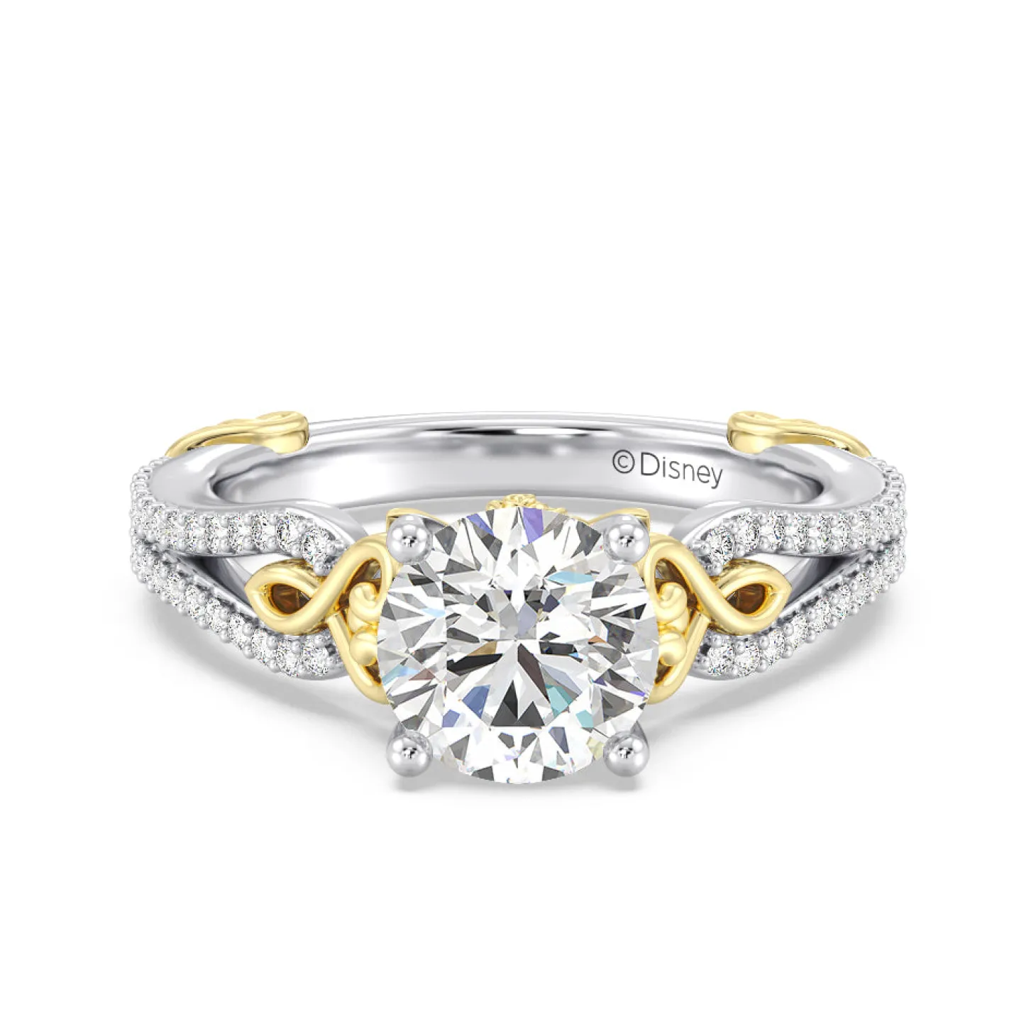 Enchanted Star Lab Grown Diamond 14K Gold Belle Vintage Engagement Ring