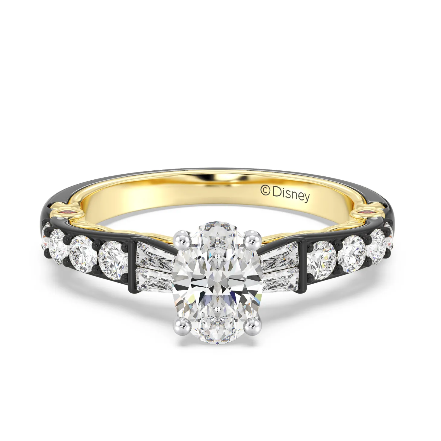 Enchanted Star Lab Grown Diamond 14K Gold Evil Queen Engagement Ring