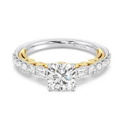 Enchanted Star Lab Grown Diamond 14K Gold Rapunzel Engagement Ring