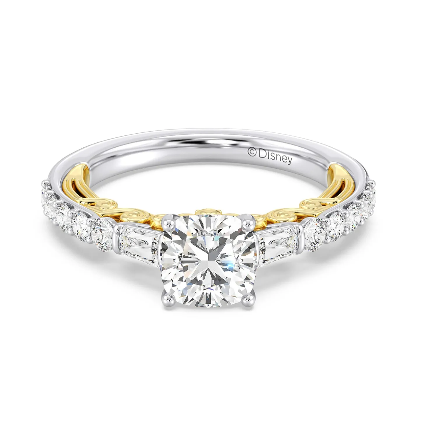 Enchanted Star Lab Grown Diamond 14K Gold Rapunzel Engagement Ring