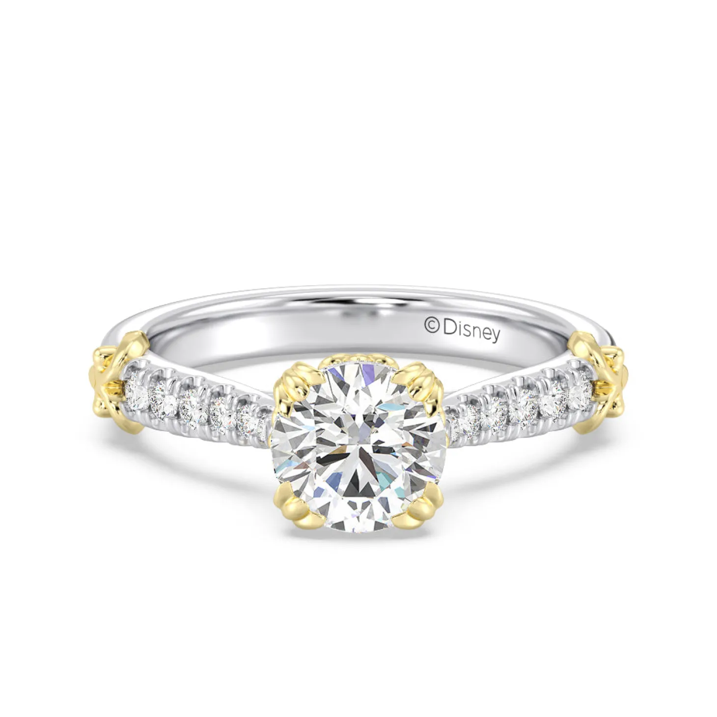 Enchanted Star Lab Grown Diamond 14K Gold Aurora Engagement Ring