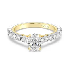 Enchanted Star Lab Grown Diamond 14K Gold Jasmine Arabesque Engagement Ring