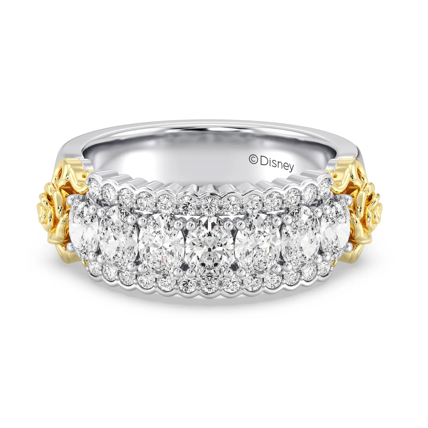 Enchanted Star Lab Grown Diamonds Belle Rose Anniversary Band
