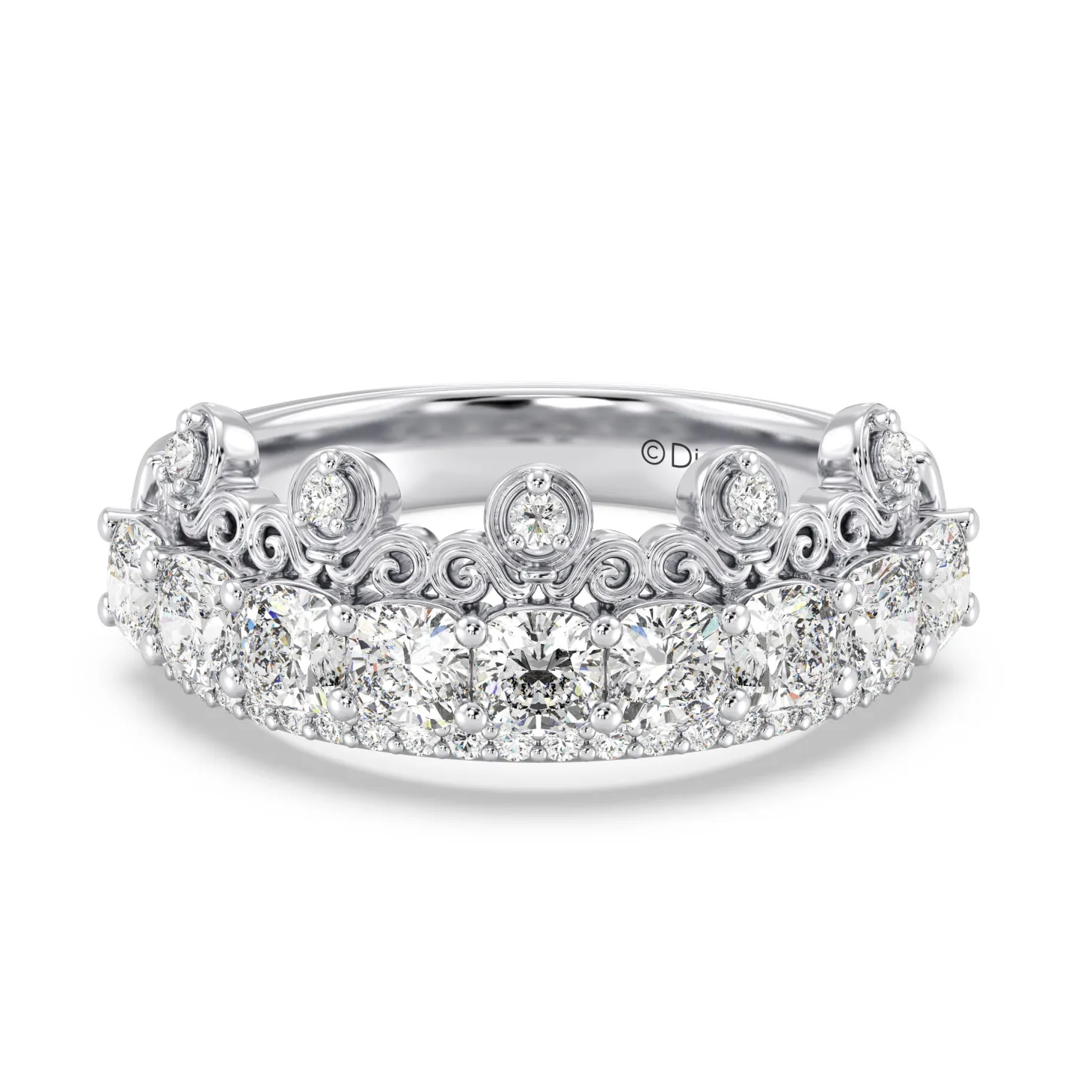 Enchanted Star Lab Grown Diamonds Cinderella Anniversary Band