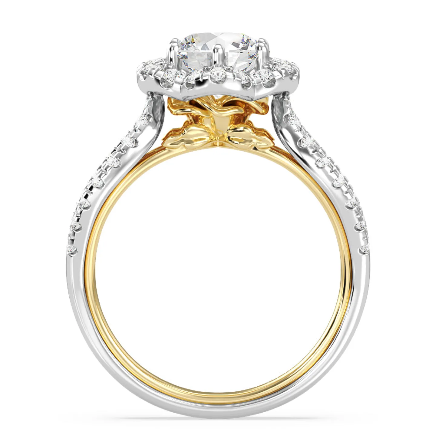 Enchanted Star Lab Grown Diamond 14K Gold Belle Engagement Ring