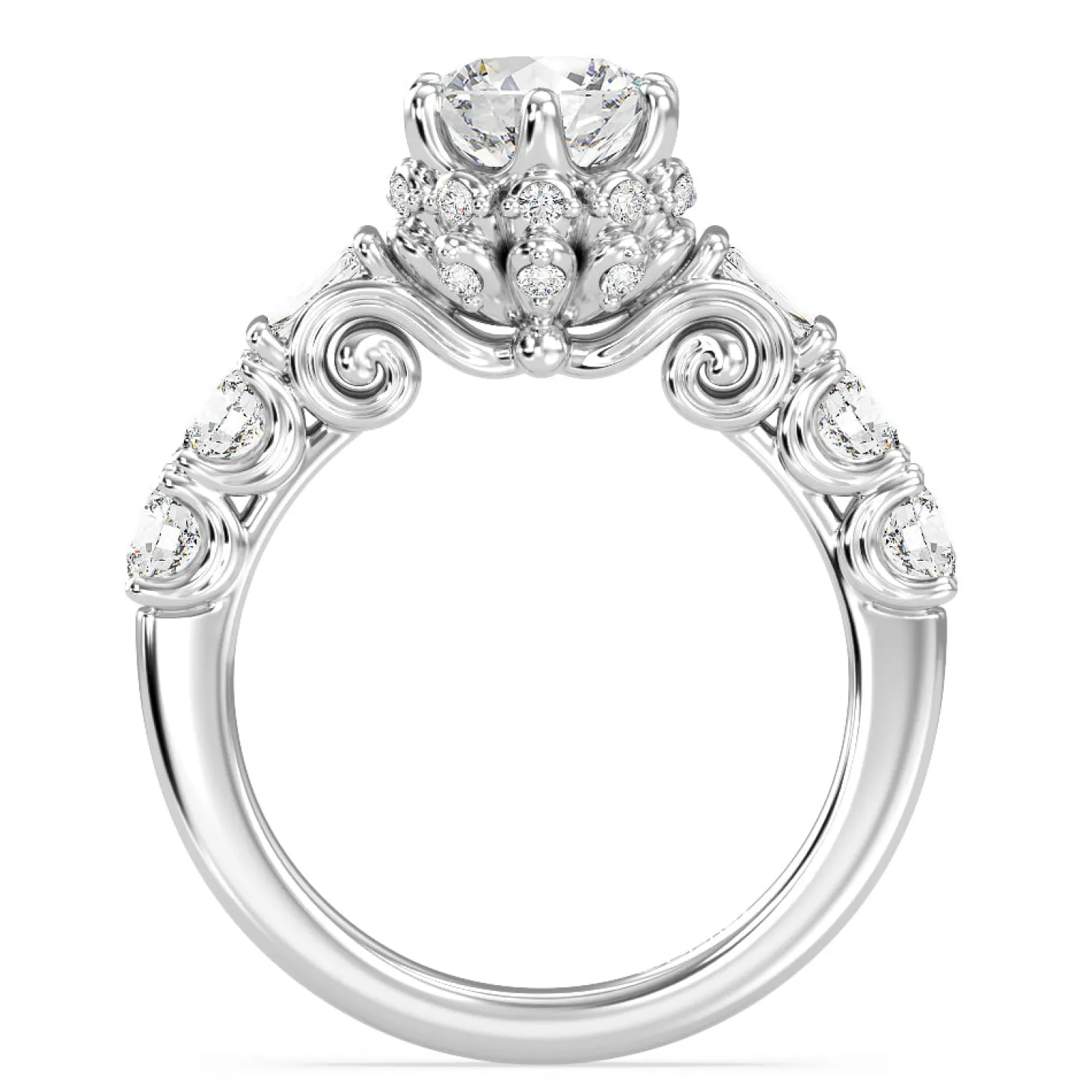 Enchanted Star Lab Grown Diamond 14K Gold Cinderella Engagement Ring