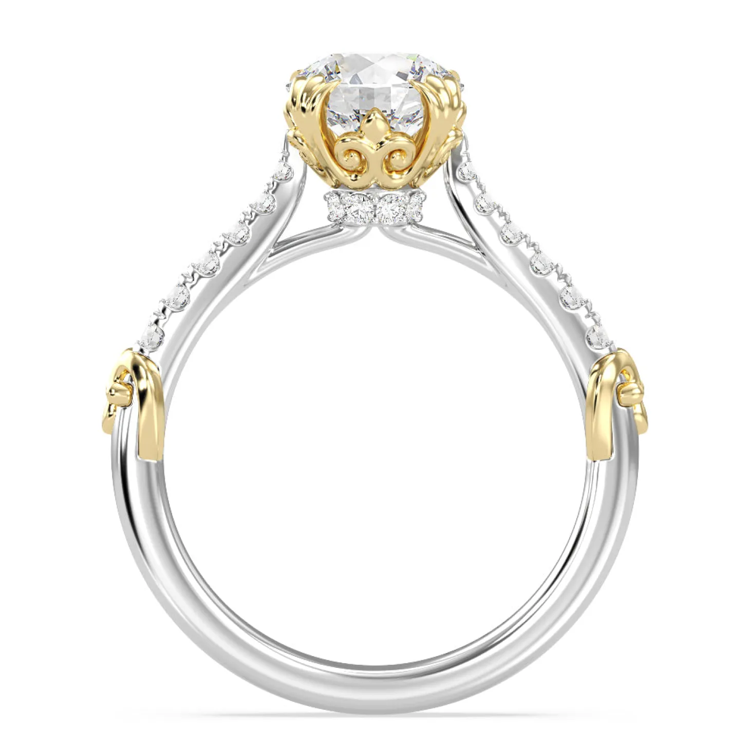 Enchanted Star Lab Grown Diamond 14K Gold Aurora Engagement Ring