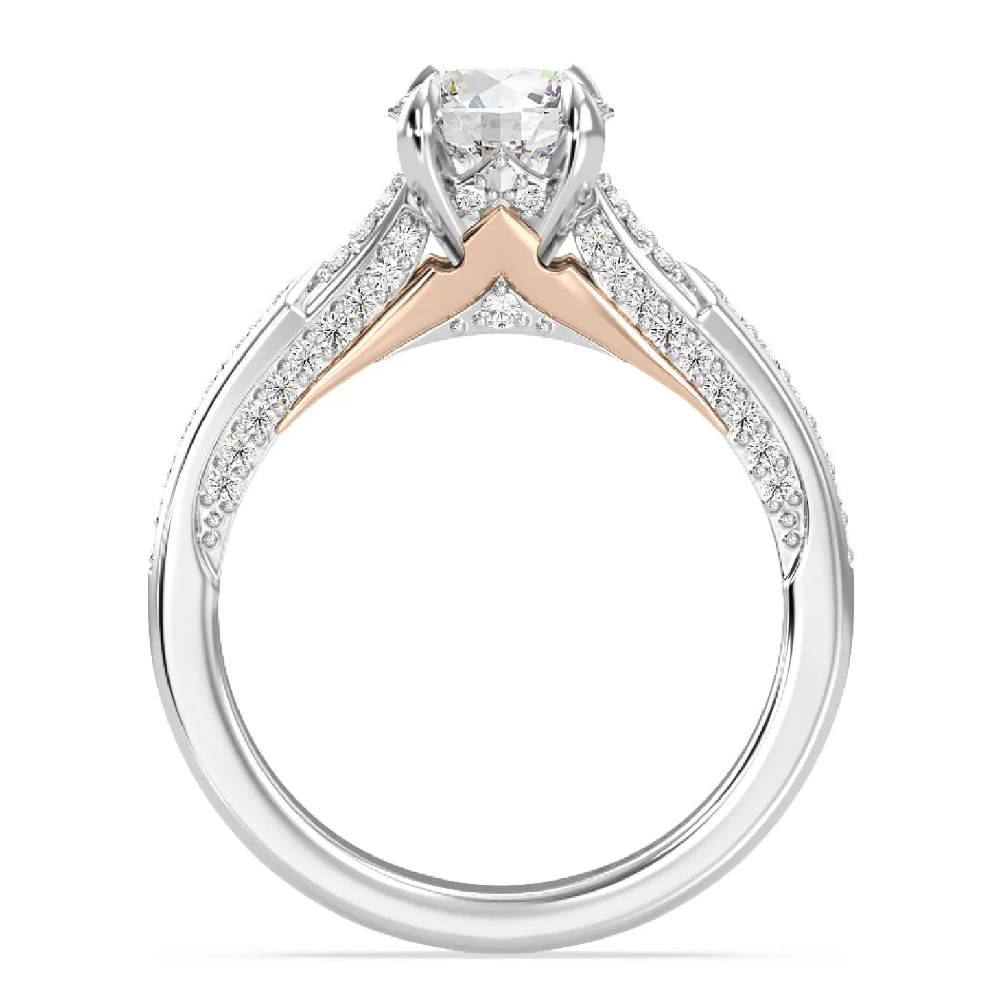 Enchanted Star Lab Grown Diamond 14K Gold Aurora Engagement Ring