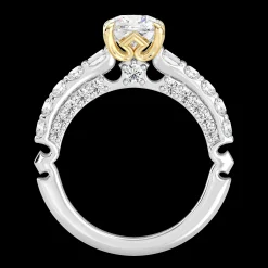 Enchanted Star Lab Grown Diamond 14K Gold Aurora Crown Engagement Ring