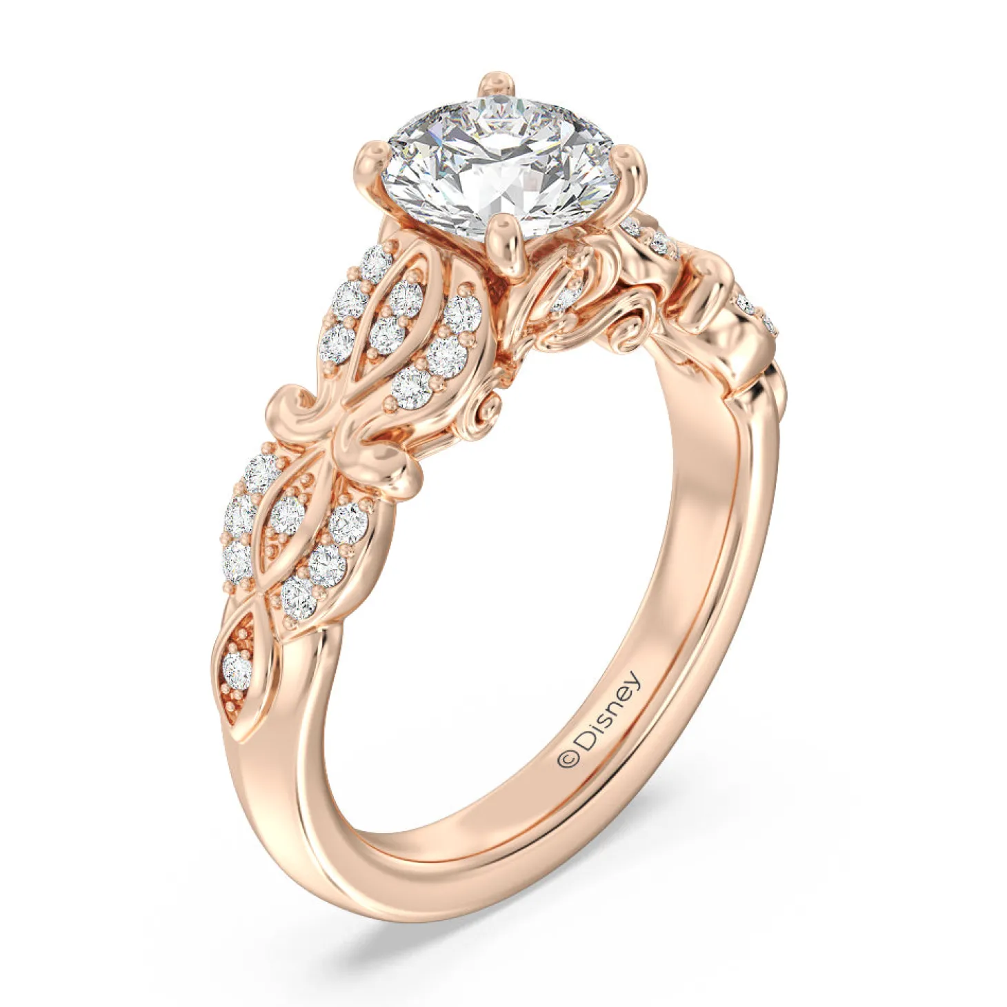 Enchanted Star Lab Grown Diamond Cinderella Carriage Engagement Ring