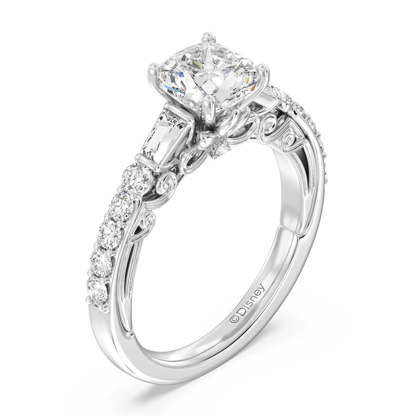 Enchanted Star Lab Grown Diamond 14K Gold Rapunzel Engagement Ring