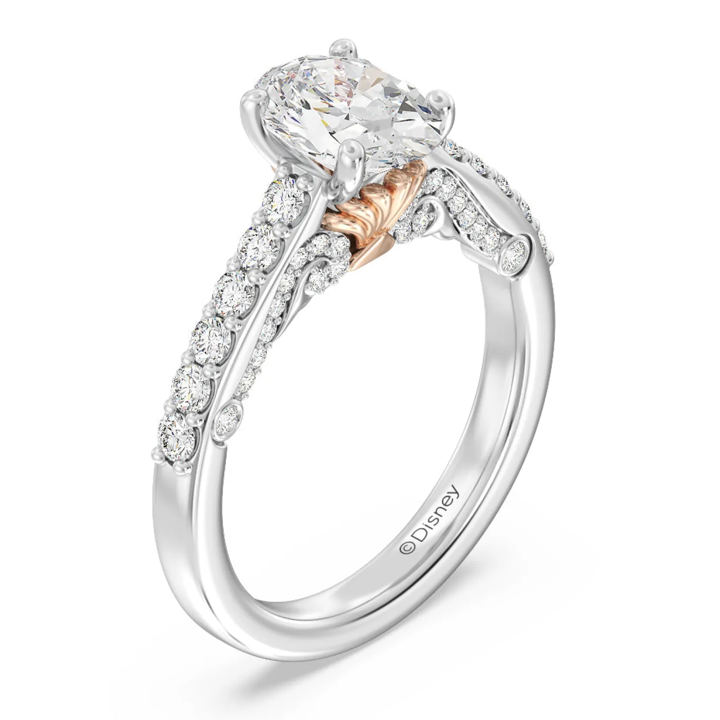 Enchanted Star Lab Grown Diamond 14K Gold Ariel Filigree Engagement Ring