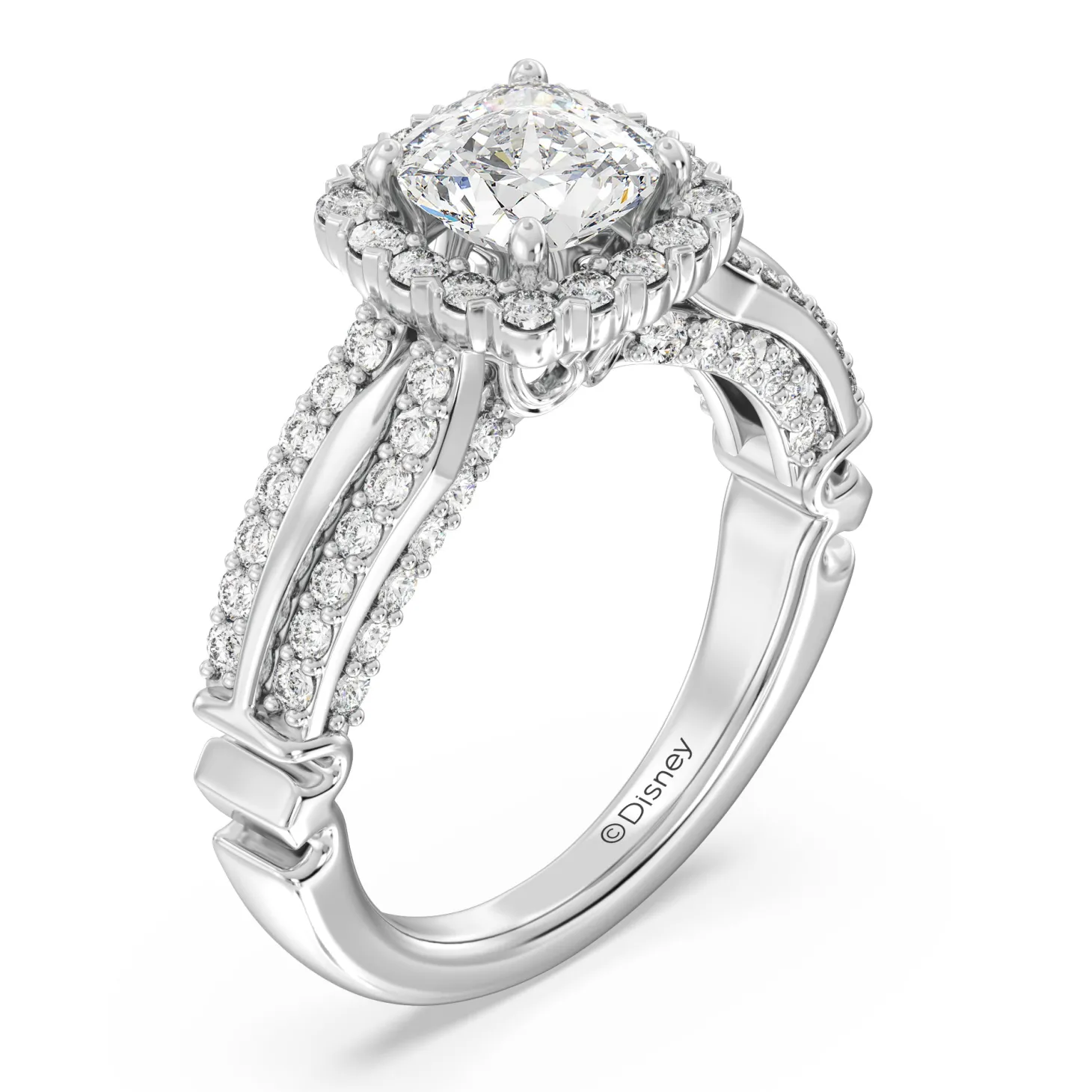 Enchanted Star Lab Grown Diamond Aurora Crown Engagement Ring