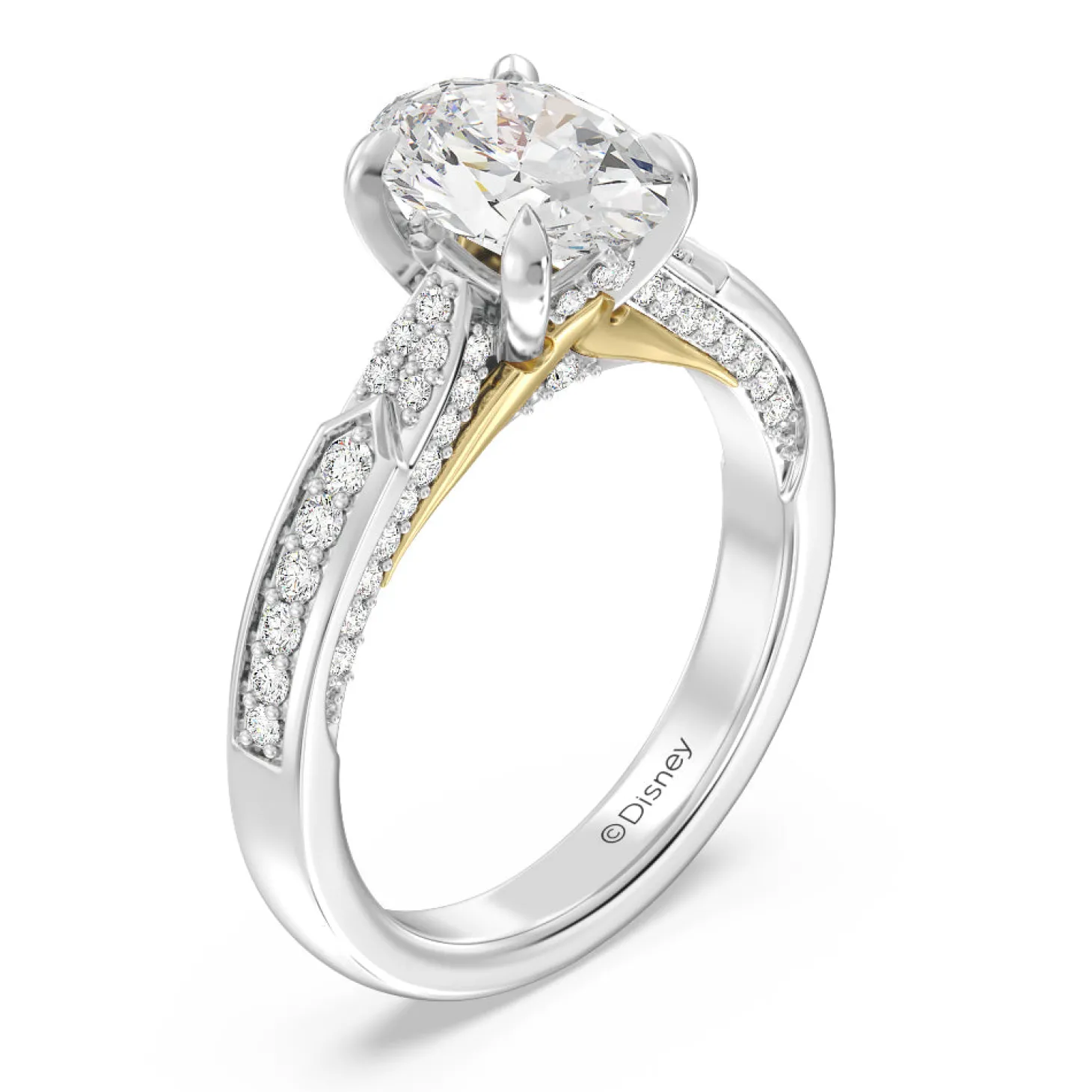 Enchanted Star Lab Grown Diamond 14K Gold Aurora Engagement Ring