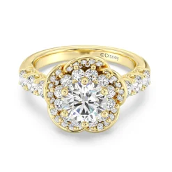 Enchanted Star Lab Grown Diamond Belle Rose Engagement Ring