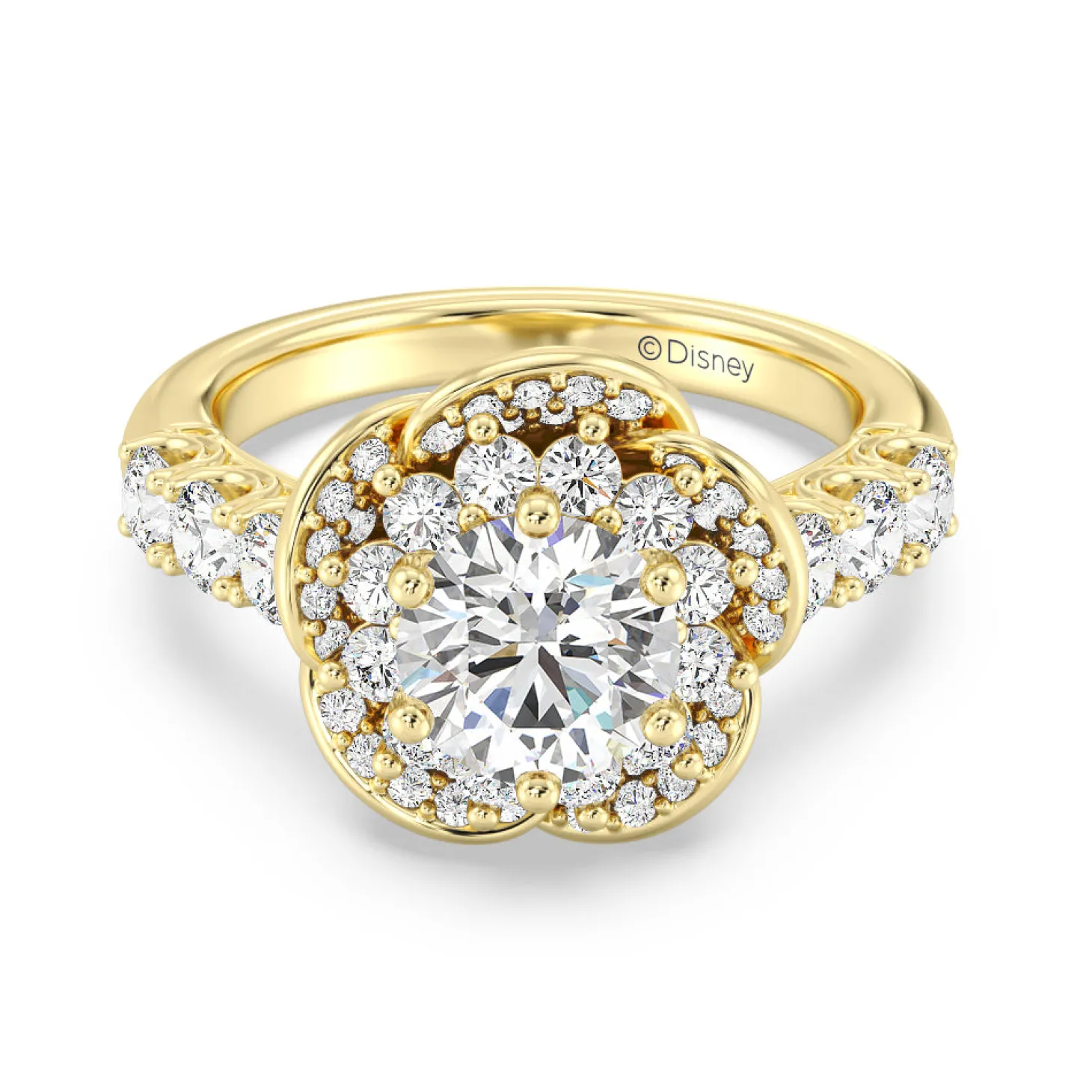 Enchanted Star Lab Grown Diamond Belle Rose Engagement Ring