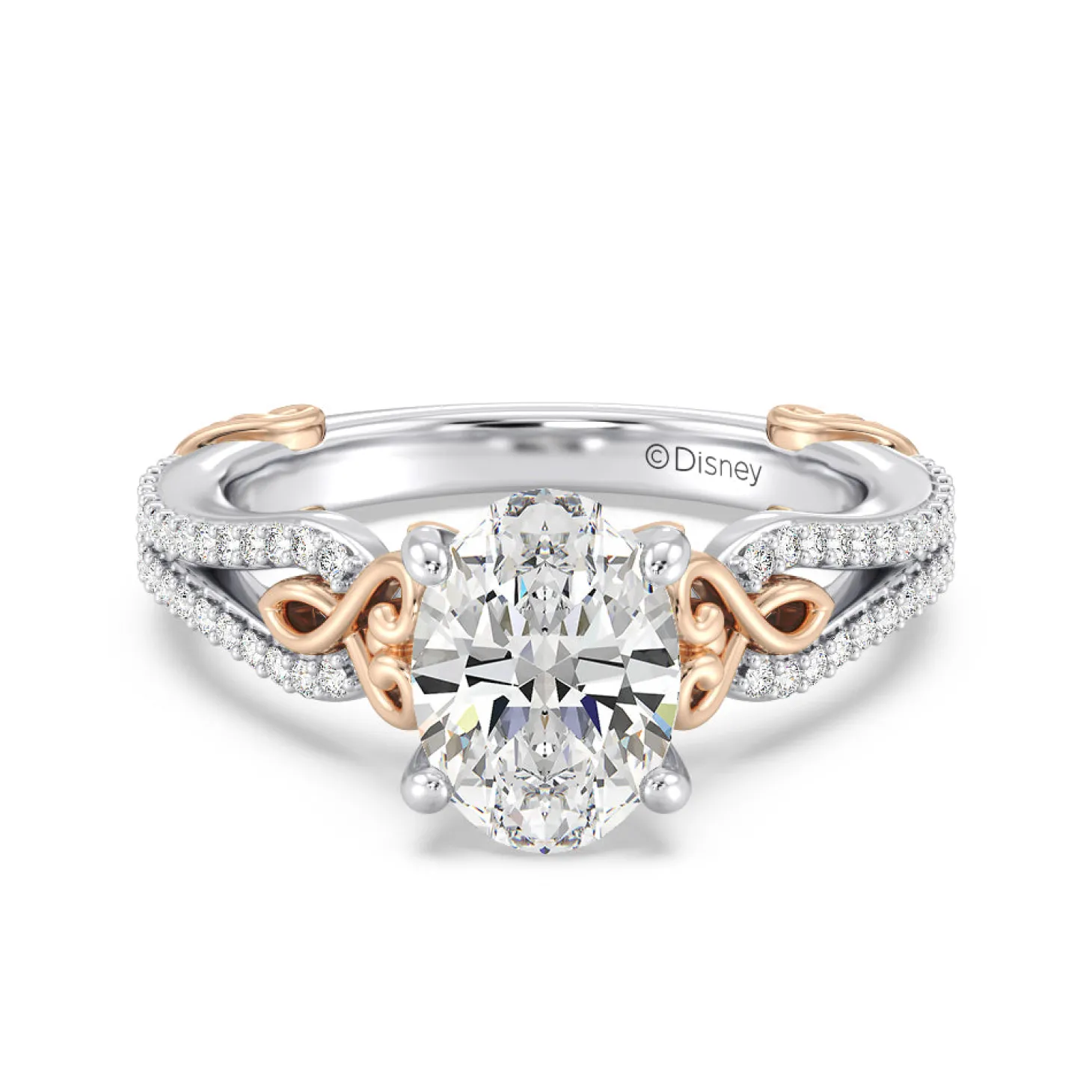 Enchanted Star Lab Grown Diamond 14K Gold Belle Vintage Engagement Ring