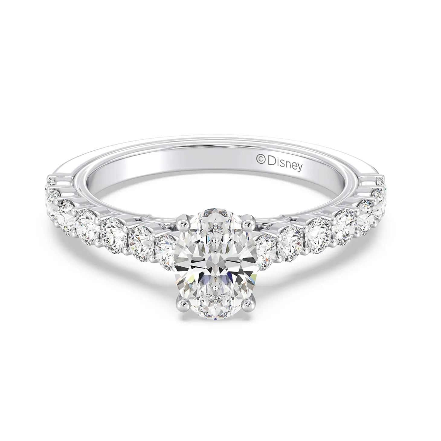 Enchanted Star Lab Grown Diamond 14K Gold Jasmine Arabesque Engagement Ring