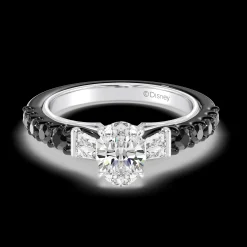 Enchanted Star Lab Grown Diamond 14K Gold Evil Queen Two Tone Engagement Ring