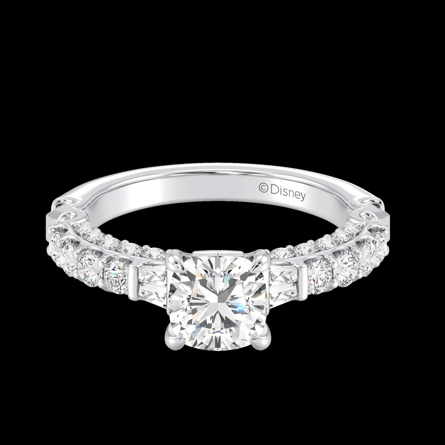 Enchanted Star Lab Grown Diamond 14K Gold Aurora Crown Engagement Ring