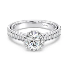 Enchanted Star Lab Grown Diamond Belle Rose Engagement Ring