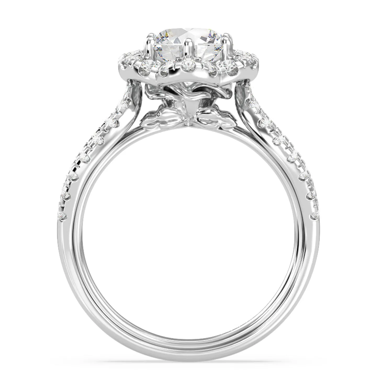Enchanted Star Lab Grown Diamond 14K Gold Belle Engagement Ring