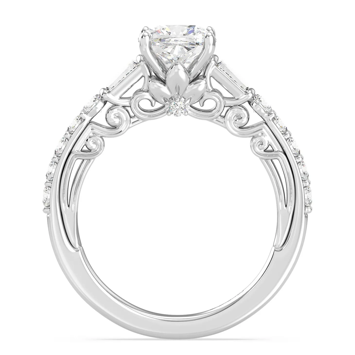 Enchanted Star Lab Grown Diamond 14K Gold Rapunzel Engagement Ring