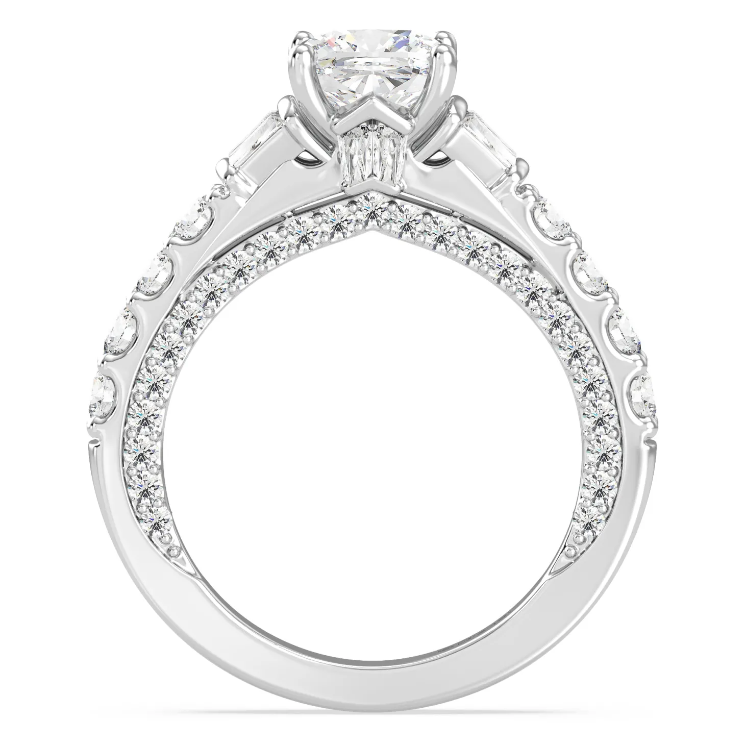 Enchanted Star Lab Grown Diamond 14k Gold Aurora Engagement Ring