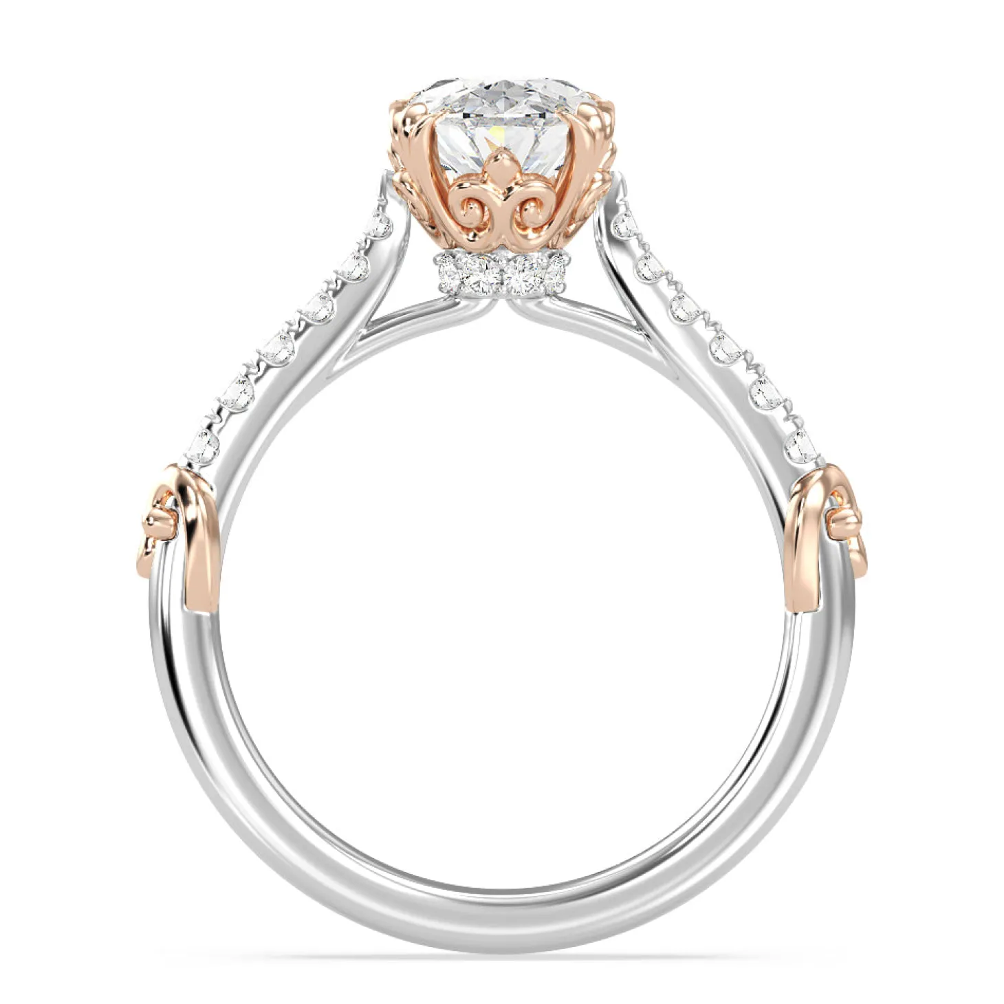 Enchanted Star Lab Grown Diamond 14K Gold Aurora Engagement Ring