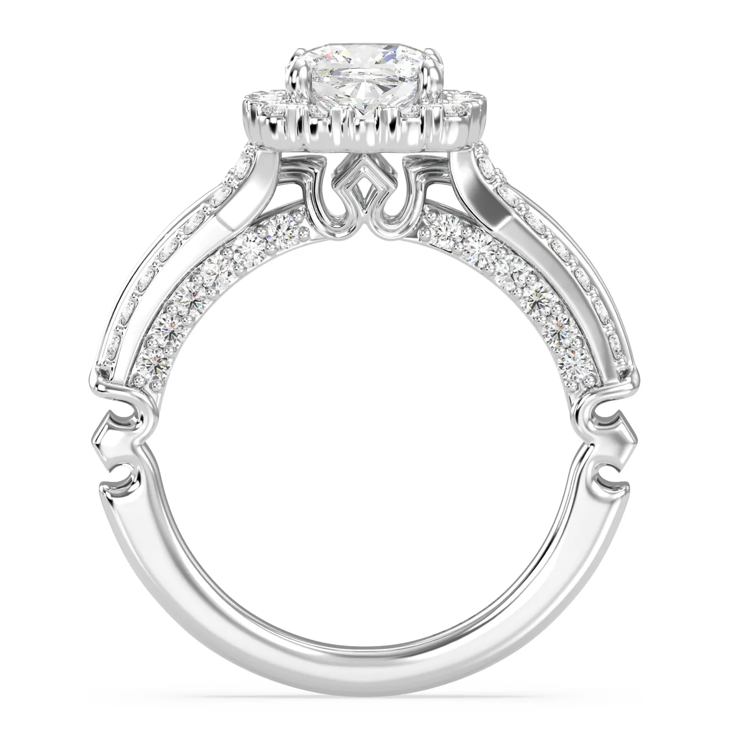 Enchanted Star Lab Grown Diamond Aurora Crown Engagement Ring
