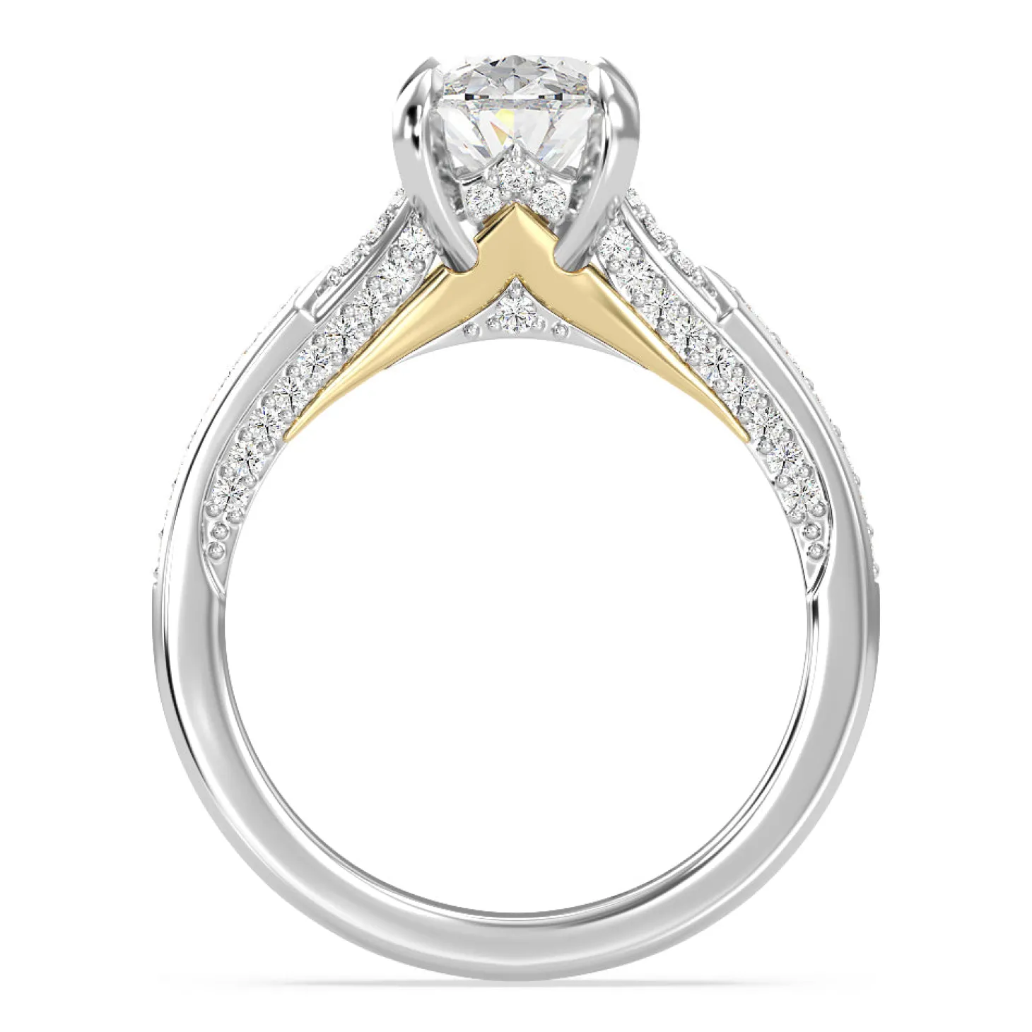 Enchanted Star Lab Grown Diamond 14K Gold Aurora Engagement Ring
